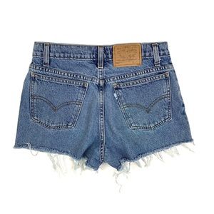 Vintage Levis 550 High Waist Cutoff Shorts